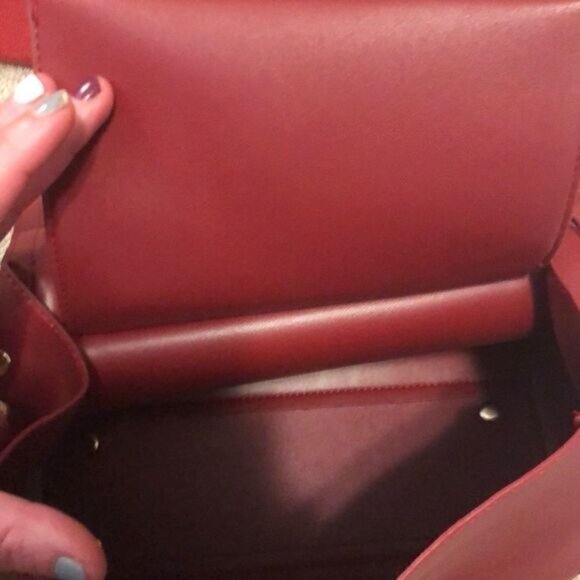 Sole Society Red Satchel - Picture 5 of 8